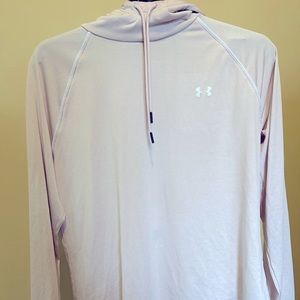 Size large Under Armour funnel neck dry fit hoodie